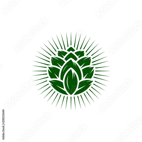 artichoke symbol, icon artichoke vactor illustration