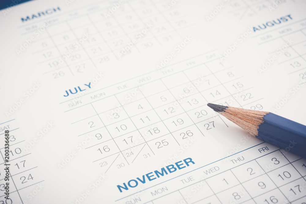 Calendar for working agenda appointment schedule. Calendar for working agenda appointment schedule.