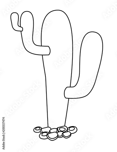 cactus nopal natural icon