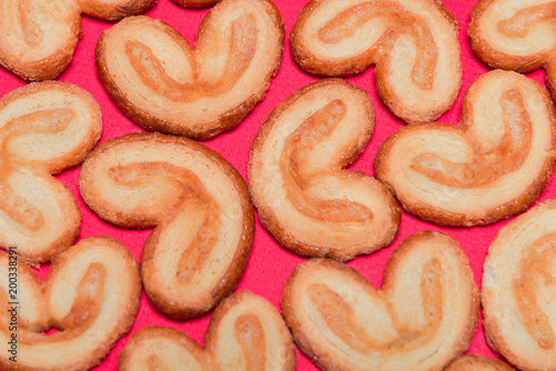 Puff pastry with sugar