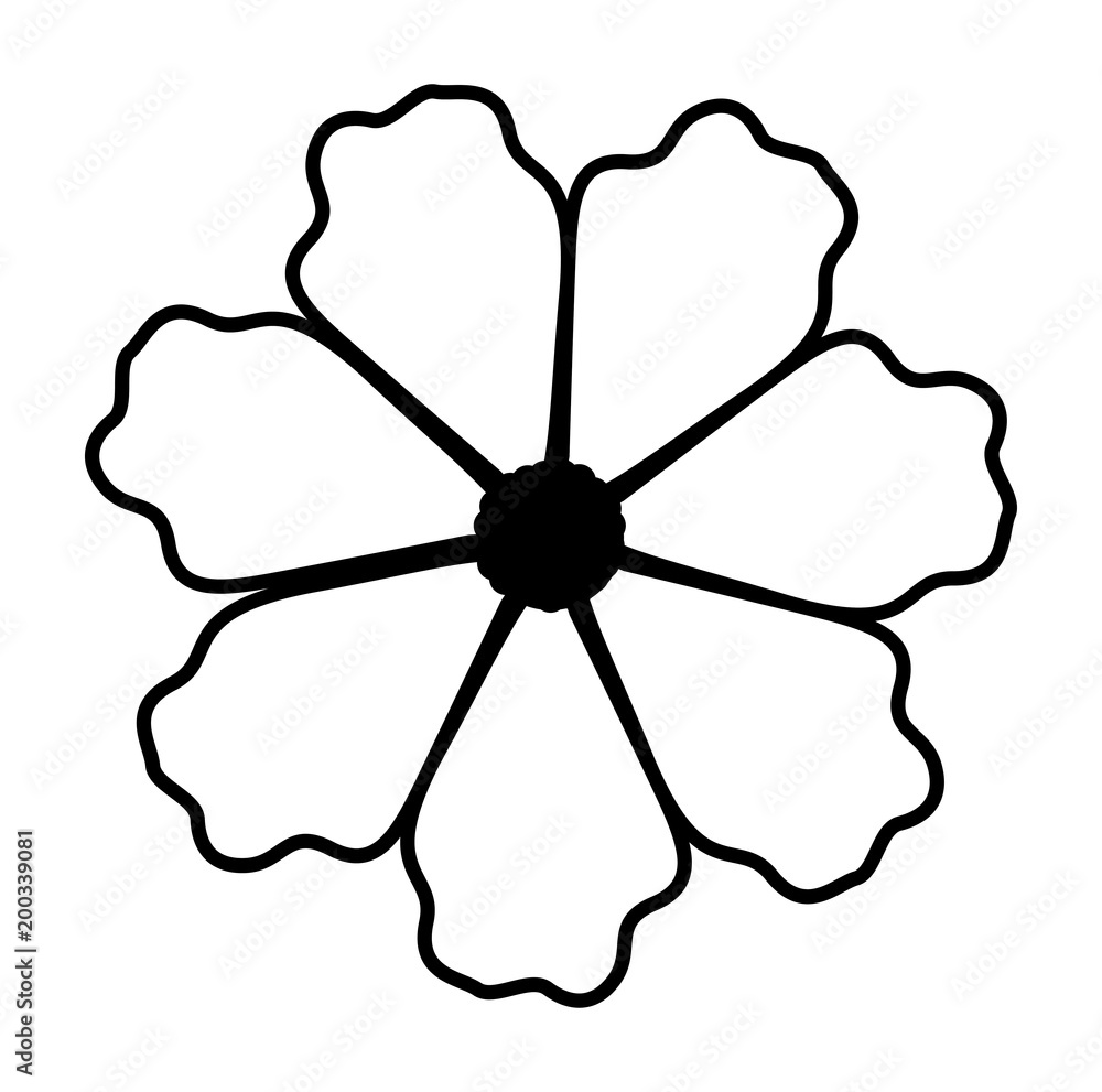 cute lily flower decorative icon cute lily flower decorative icon