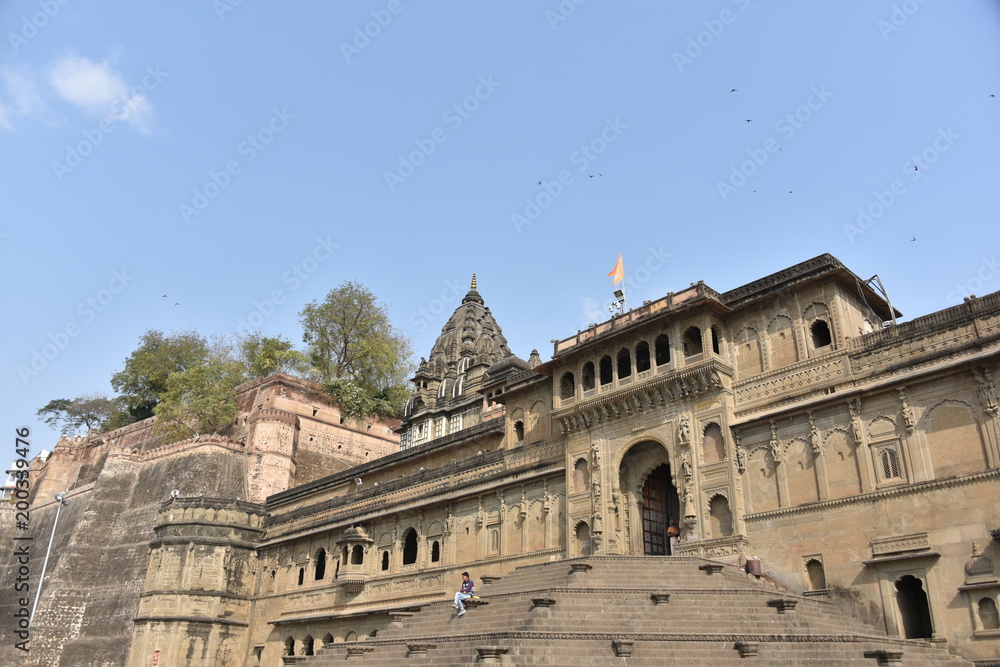 Ahilya Bai fort, Maheshwar, Madhya Pradesh, India