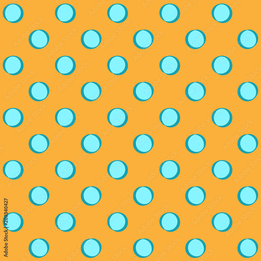 Polka dots geometric seamless pattern 5.02