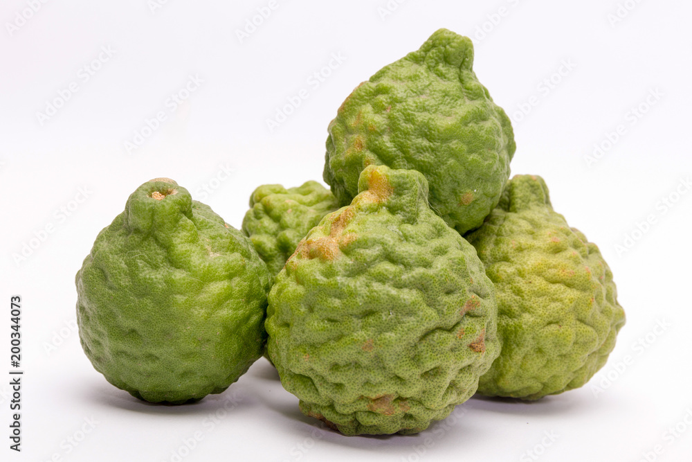 Obraz premium Bergamot fruit on a white background