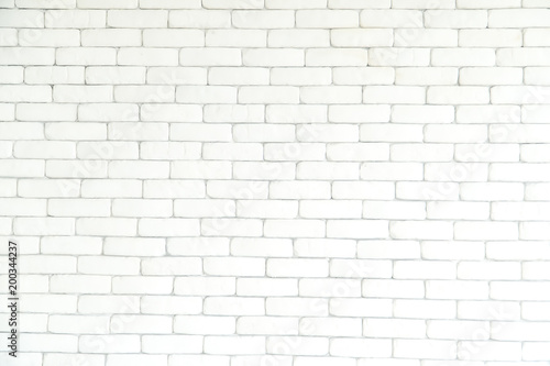 Brick wall white background and texture,pattern.