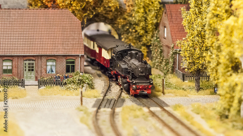 railway model, train