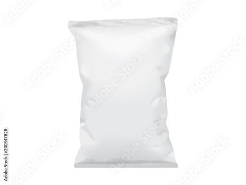 plastic, paper packing mock up 