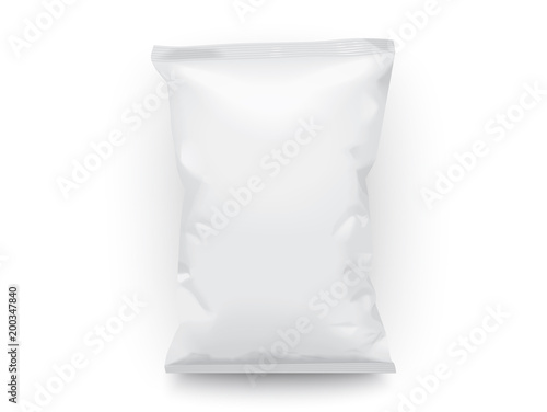 plastic, paper packing mock up template