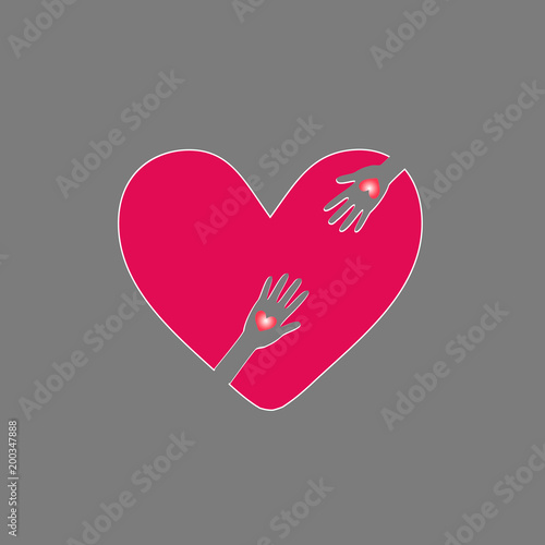 Heart and hand7