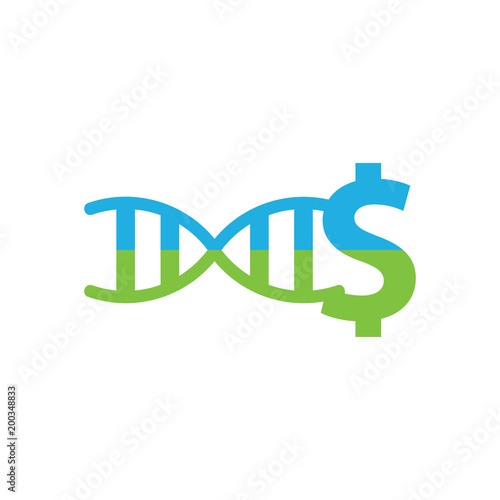 Dna Money Logo Icon Design