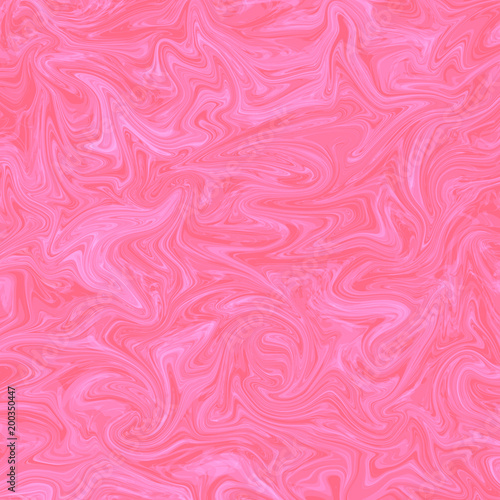 Pink background with a marble pattern. Marble texture. Liquid texture, colorful liquid. A square-sized background. Abstract pink background.