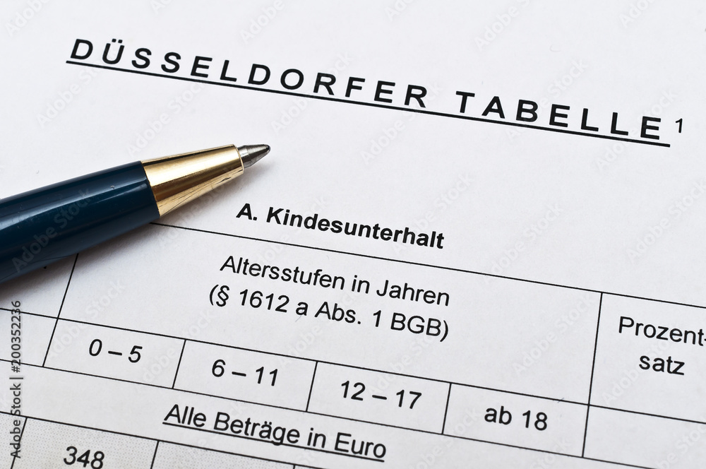 Düsseldorfer Tabelle Düsseldorfer Tabelle