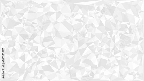 Abstract light background of triangles in white and gray colors.