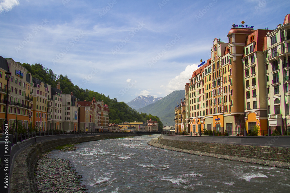 Fototapeta premium Rosa Khutor Alpine Resort