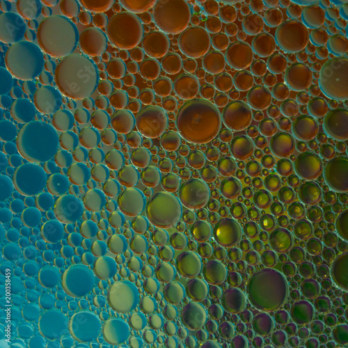 Planet collisions unearthly using oil water emulsions