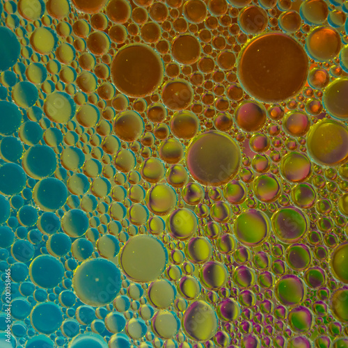 Planet collisions unearthly using oil water emulsions