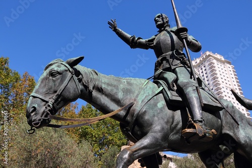 Don Quixote in Madrid © Tupungato