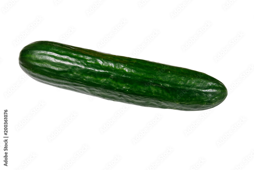 Fresh cucumber isolated on white background Fresh cucumber isolated on white background