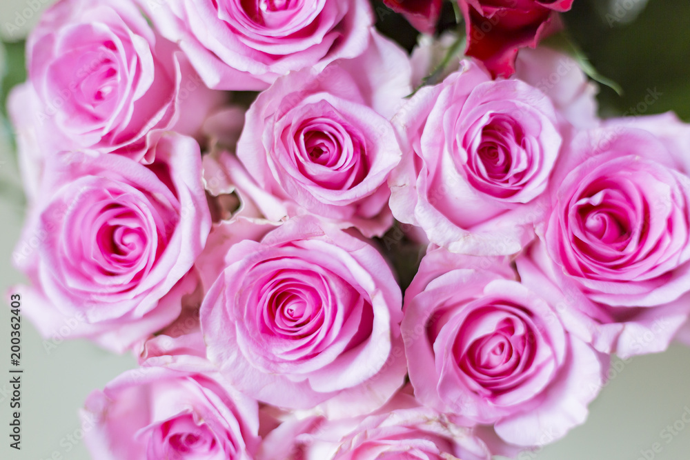 pink roses bouquet