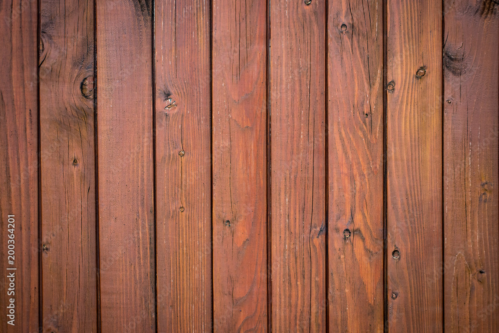 Fototapeta premium Old wooden background plank. Timber texture, close up