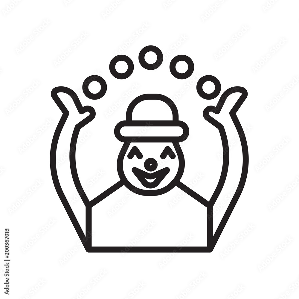 Obraz premium Monkey icon isolated on white background