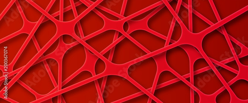 Abstract red material net background
