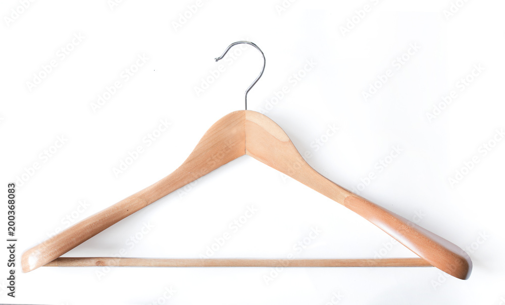 Clothes hanger isolated on white background Clothes hanger isolated on white background