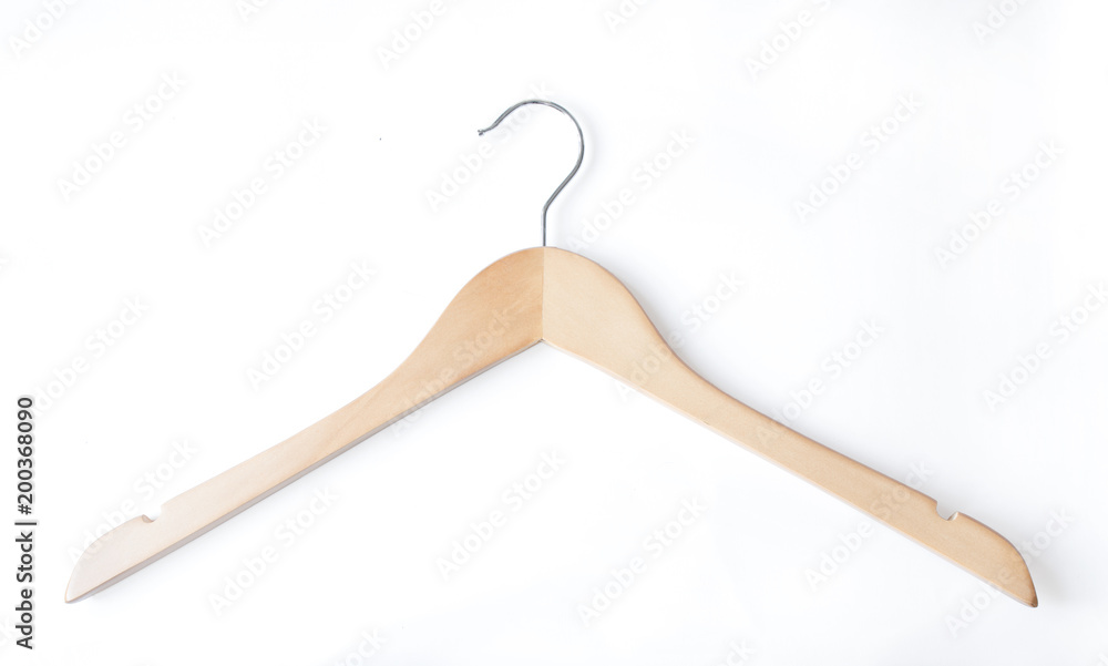 Clothes hanger isolated on white background Clothes hanger isolated on white background