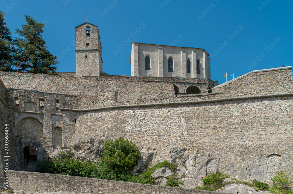 Zitadelle mit der Kapelle Notre Dame in Sisteron