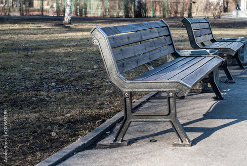 Empty park Bench © Kaspars