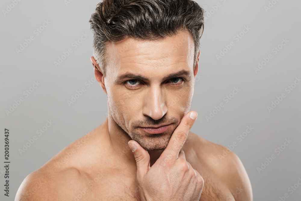 © Drobot Dean - Handsome mature man. Looking camera. © Drobot Dean - Handsome mature man. Looking camera.