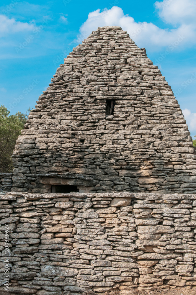 Steinhäuser im Dorf der Bories bei Gordes Steinhäuser im Dorf der Bories bei Gordes