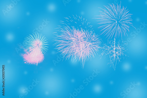 colorful fireworks background