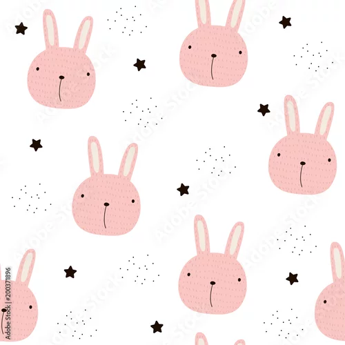 Tapety z różowymi króliczkami