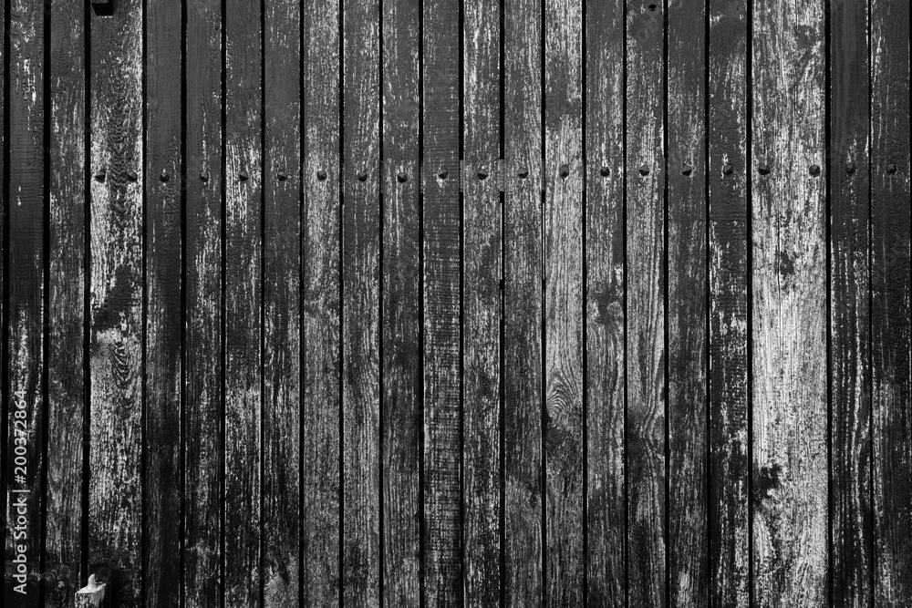 bois planche goudron étanche mur matière texture noir gris assemblage Stock  Photo