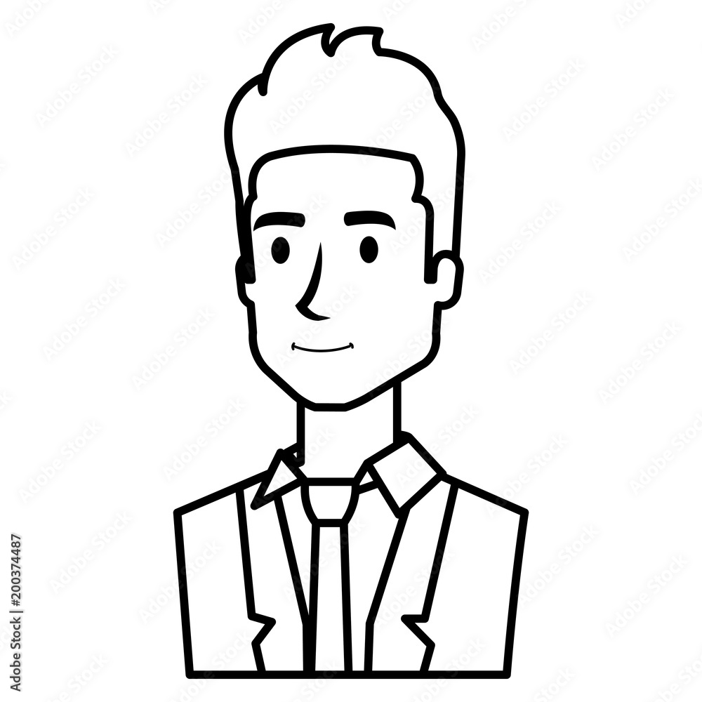 businessman avatar character icon vector illustration design businessman avatar character icon vector illustration design