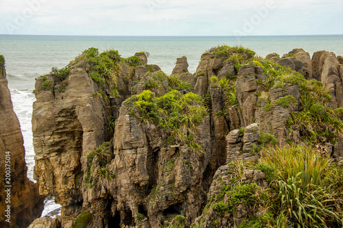 Pancake Rocks South Island New Zealand