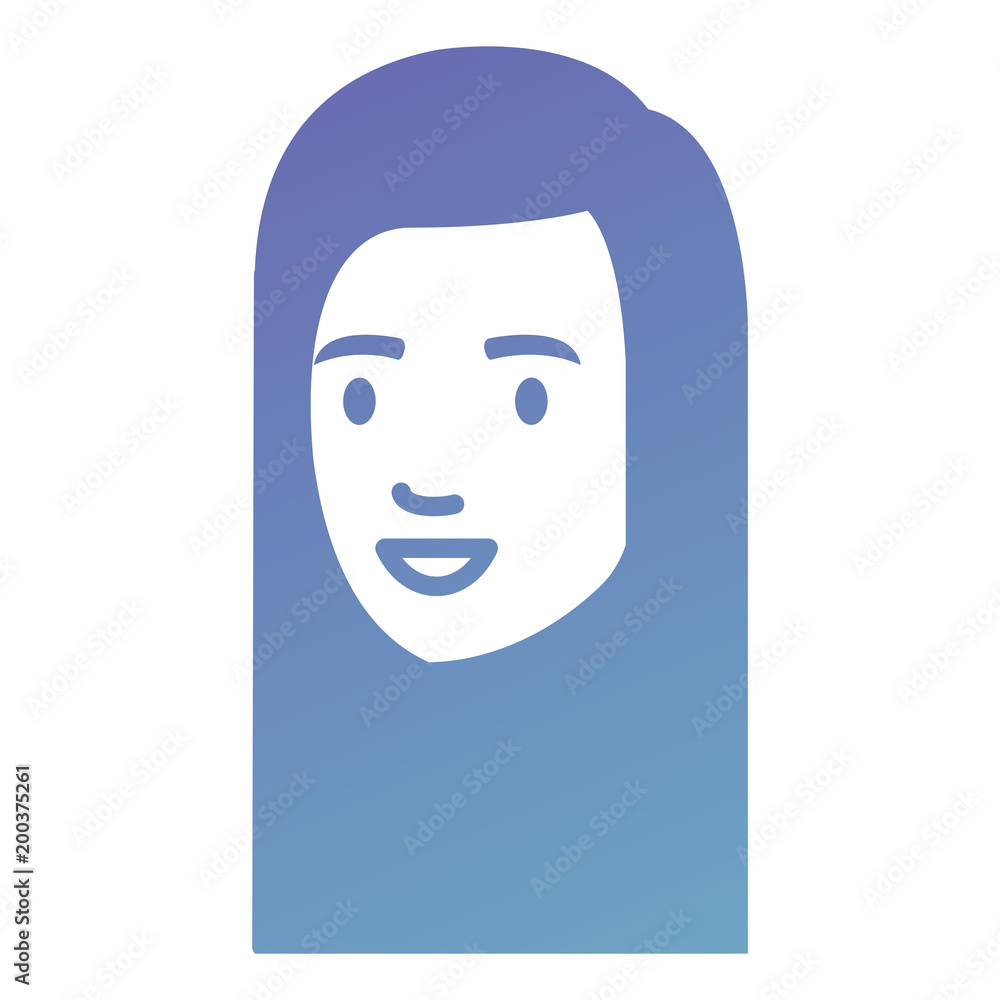 beautiful and young woman head character vector illustration design beautiful and young woman head character vector illustration design