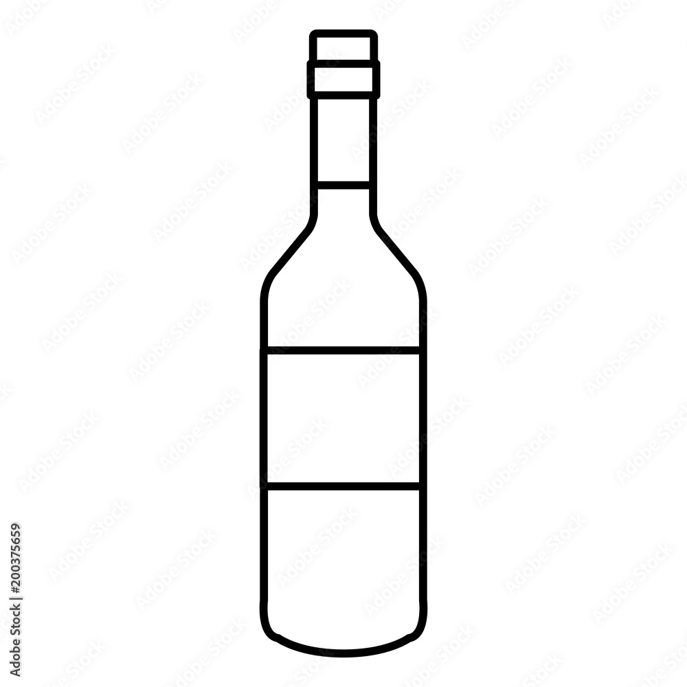 wine bottle drink icon vector illustration design wine bottle drink icon vector illustration design