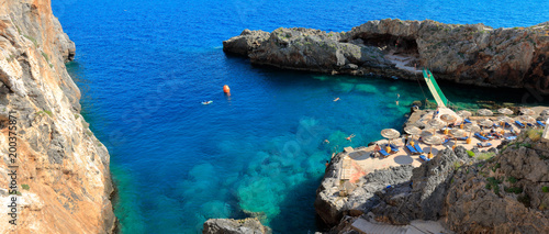 Crique, baignade et plongée au sud de la Crète