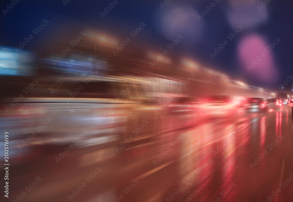 high-speed movement at night high-speed movement at night