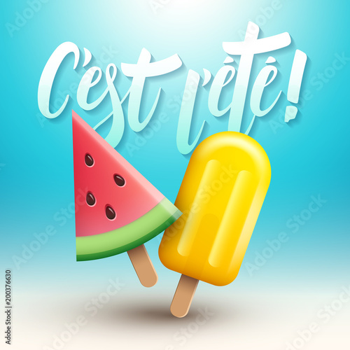 C'est l'été. Vacances