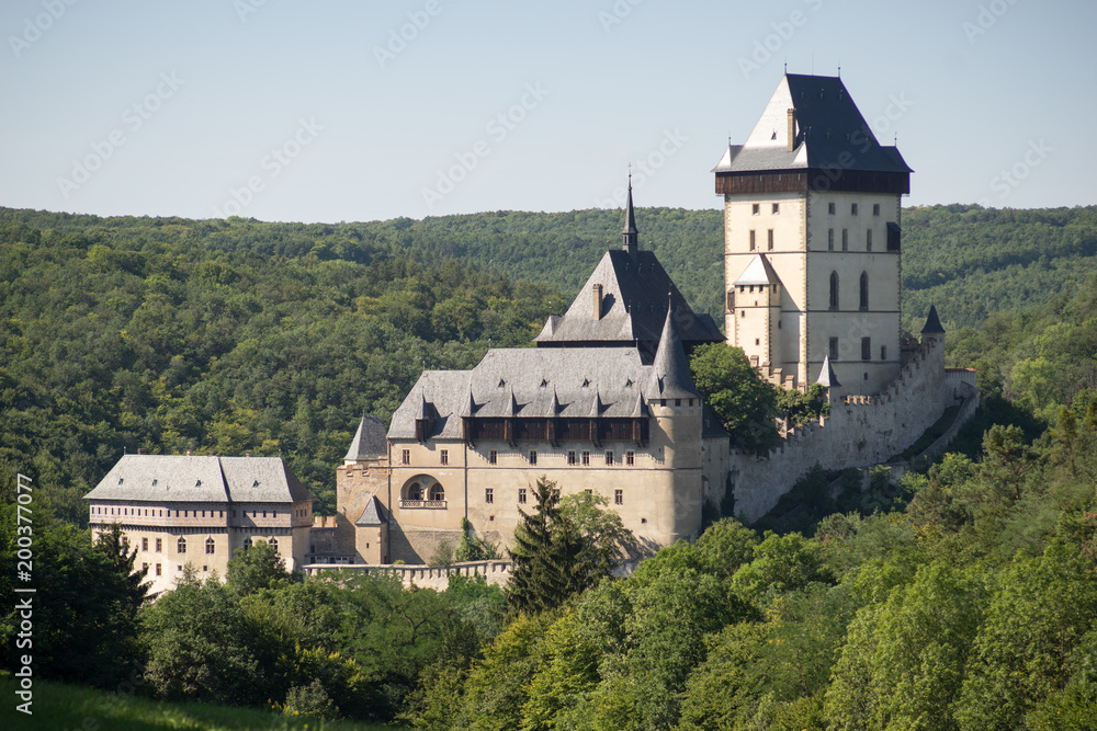 Karlstejn Castle, Central Bohemia, Czech Republic.
