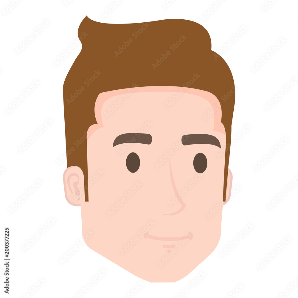 young man head avatar character vector illustration design young man head avatar character vector illustration design