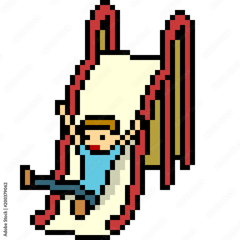 Obraz premium vector pixel art playground