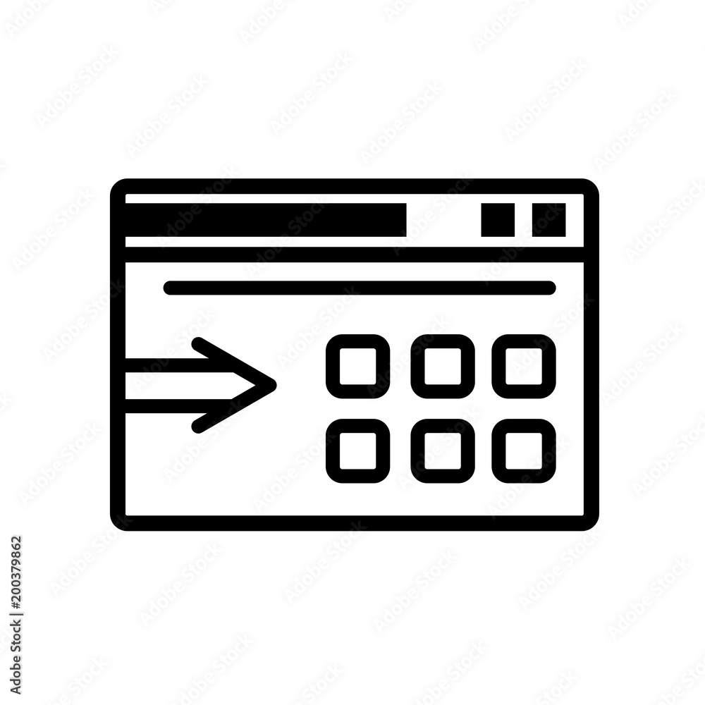 Data export with an arrow icon isolated on white background Data export with an arrow icon isolated on white background