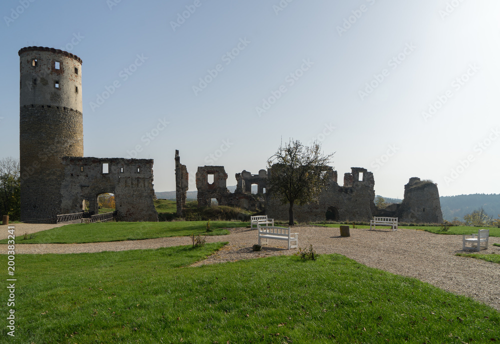 Ruins of Zviretice Castle, Central Bohemian Region, Czech Republic. Ruins of Zviretice Castle, Central Bohemian Region, Czech Republic.