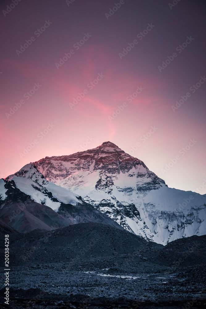 Everest at dawn