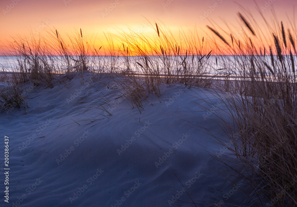 beach and sunset