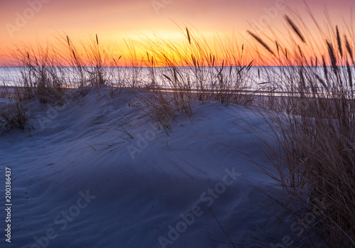 Fototapeta Naklejka Na Ścianę i Meble -  beach and sunset